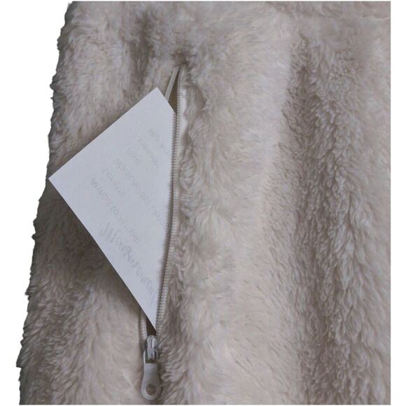 NWT OFFLINE by Aerie White Fleece Elastic Waistband Zipper Pockets Pants Size M - Picture 3 of 13